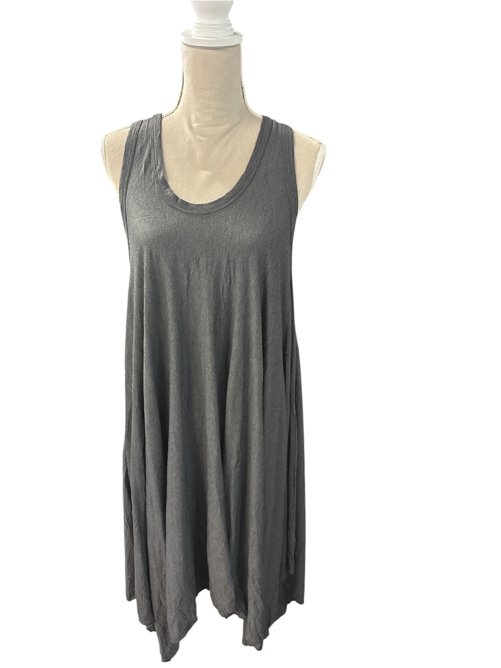 comfy USA  Gray Sleeveless Tank Dress